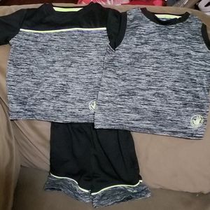 Shirt, tank, and shorts set